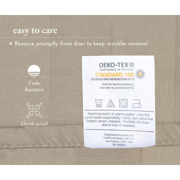 imageLuxury Split King Adjustable Bedsheets Set Soft 100 Cotton 500 Thread Count Snug Fit Includes TwinXL Fitted Sheets Beats Egyptian Quality Claims Split King Fresh Navy Blue15  Khaki Striped