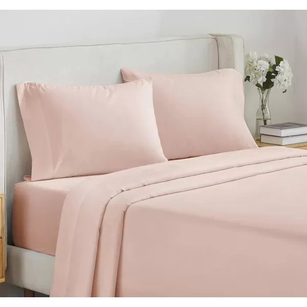 imageLuxury Split King Adjustable Bedsheets Set Soft 100 Cotton 500 Thread Count Snug Fit Includes TwinXL Fitted Sheets Beats Egyptian Quality Claims Split King Fresh Navy Blue18  Blush Pink