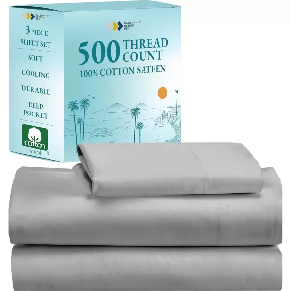 imageLuxury Split King Adjustable Bedsheets Set Soft 100 Cotton 500 Thread Count Snug Fit Includes TwinXL Fitted Sheets Beats Egyptian Quality Claims Split King Fresh Navy Blue03  Light Grey