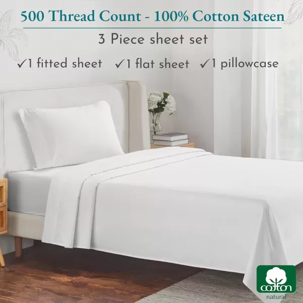 imageLuxury Split King Adjustable Bedsheets Set Soft 100 Cotton 500 Thread Count Snug Fit Includes TwinXL Fitted Sheets Beats Egyptian Quality Claims Split King Fresh Navy Blue01  White