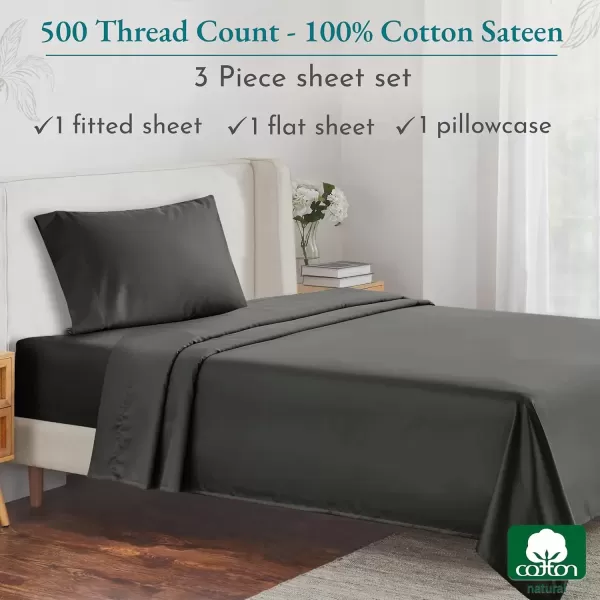 imageLuxury Split King Adjustable Bedsheets Set Soft 100 Cotton 500 Thread Count Snug Fit Includes TwinXL Fitted Sheets Beats Egyptian Quality Claims Split King Fresh Navy Blue10  Grey