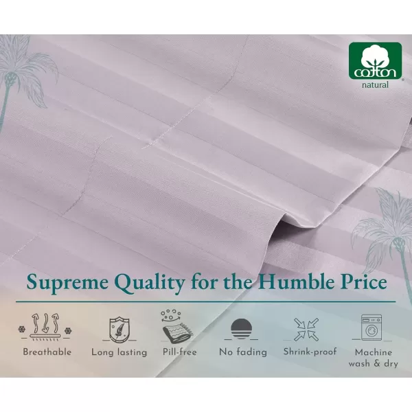 imageLuxury Split King Adjustable Bedsheets Set Soft 100 Cotton 500 Thread Count Snug Fit Includes TwinXL Fitted Sheets Beats Egyptian Quality Claims Split King Fresh Navy Blue16  Lavendar Striped
