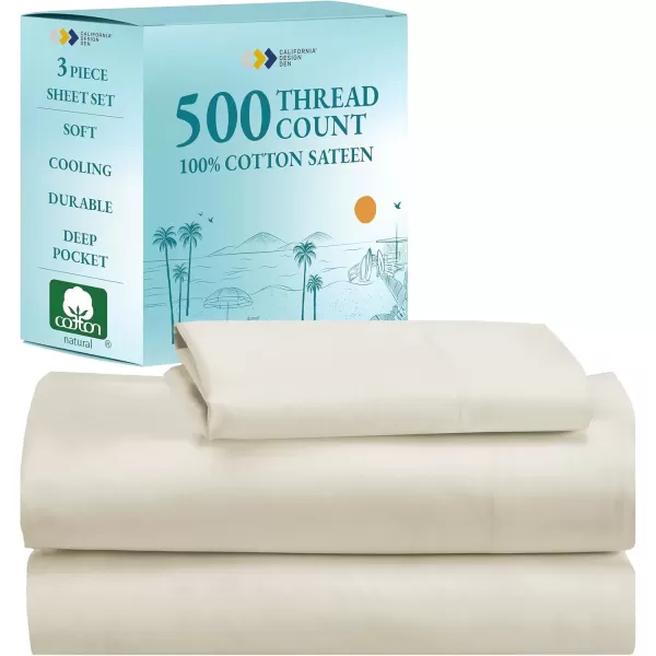 imageLuxury Split King Adjustable Bedsheets Set Soft 100 Cotton 500 Thread Count Snug Fit Includes TwinXL Fitted Sheets Beats Egyptian Quality Claims Split King Fresh Navy Blue05  Ivory