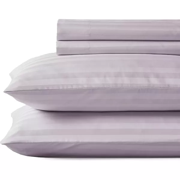 imageLuxury Split King Adjustable Bedsheets Set Soft 100 Cotton 500 Thread Count Snug Fit Includes TwinXL Fitted Sheets Beats Egyptian Quality Claims Split King Fresh Navy Blue16  Lavendar Striped