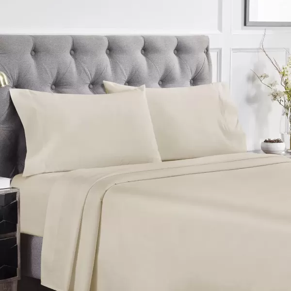 imageCalifornia Design Den 1000 Thread Count Cal King Cotton Sheets Set Winner Architectural Digest Best Sheet Luxury 100 Cotton Sateen Bed Sheets Softer Than Egyptian Cotton WhiteIvory