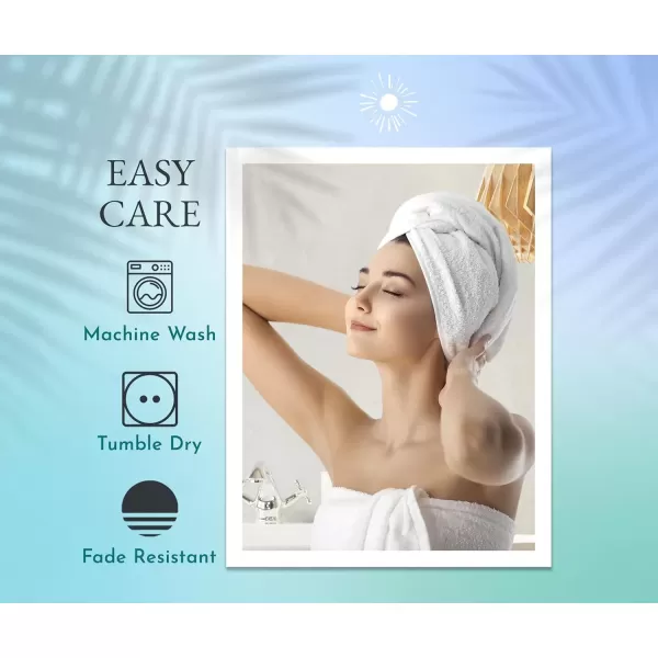 imageCalifornia Design Den Luxury 100 Cotton Bath Towels  Pack of 4 Soft ampamp Fluffy Quick Dry ampamp Highly Absorbent Hotel Quality Bath Towel Set Like a Spa Retreat Everyday White  27quot x 54quot