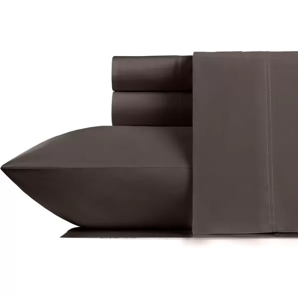 imageCalifornia Design Den Luxury 800 Thread Count 100 Cotton Sheets for Queen Size Bed Hotel Quality Bedding with Deep Pocket Fitted Sheet Cooling ampamp Softer Than Egyptian Cotton Sheets White Sheets SetChocolate Brown