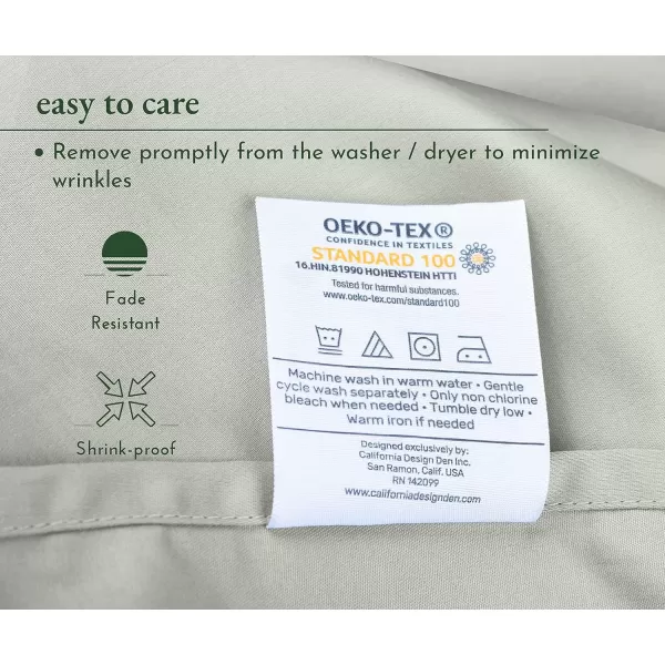 imageCalifornia Design Den Luxury 800 Thread Count 100 Cotton Sheets for Queen Size Bed Hotel Quality Bedding with Deep Pocket Fitted Sheet Cooling ampamp Softer Than Egyptian Cotton Sheets White Sheets SetSilver Sage