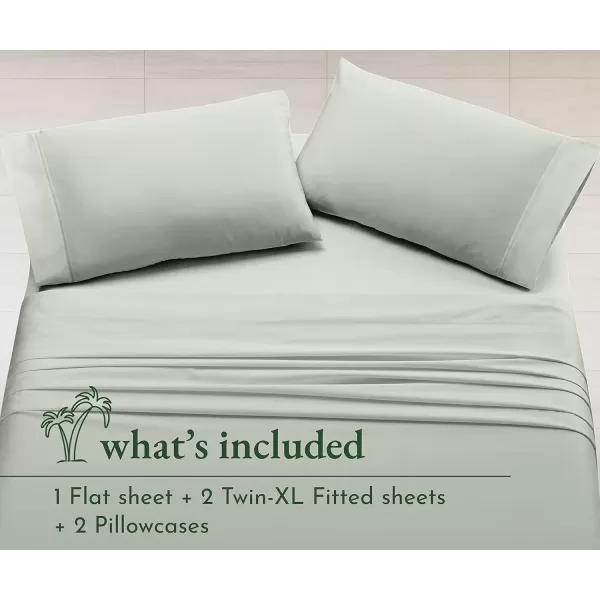 imageCalifornia Design Den Luxury 800 Thread Count 100 Cotton Sheets for Queen Size Bed Hotel Quality Bedding with Deep Pocket Fitted Sheet Cooling ampamp Softer Than Egyptian Cotton Sheets White Sheets SetSilver Sage