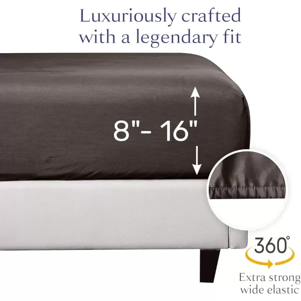 imageCalifornia Design Den Luxury 800 Thread Count 100 Cotton Sheets for Queen Size Bed Hotel Quality Bedding with Deep Pocket Fitted Sheet Cooling ampamp Softer Than Egyptian Cotton Sheets White Sheets SetChocolate Brown