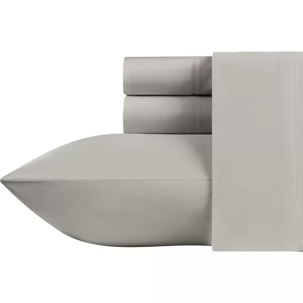 imageCalifornia Design Den Luxury 800 Thread Count 100 Cotton Sheets for Queen Size Bed Hotel Quality Bedding with Deep Pocket Fitted Sheet Cooling ampamp Softer Than Egyptian Cotton Sheets White Sheets SetSilver Gray