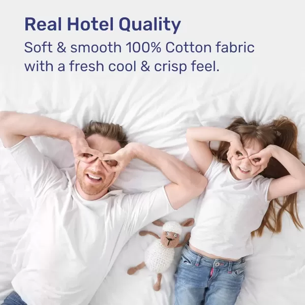 imageCalifornia Design Den Luxury 800 Thread Count 100 Cotton Sheets for Queen Size Bed Hotel Quality Bedding with Deep Pocket Fitted Sheet Cooling ampamp Softer Than Egyptian Cotton Sheets White Sheets SetBlue