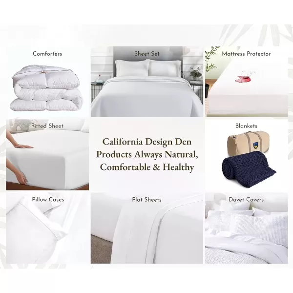 imageCalifornia Design Den Twin XL Sheets Set 400 Thread Count Sateen 100 Cotton Sheets Soft Luxury 3 Pc Dorm Rooms ampamp Adults Cooling Sheets Set Plaid SheetsSunshine Yellow