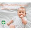 image100 Organic Cotton Crib Sheets for Boys or Girls Set of 2 Fitted Sheets Cooling ampamp Softest Baby Crib Sheets for Girl Crib Mattress Sheet or Toddler Bed Sheets Percale Weave WhiteBright White