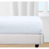 image100 Organic Cotton Crib Sheets for Boys or Girls Set of 2 Fitted Sheets Cooling ampamp Softest Baby Crib Sheets for Girl Crib Mattress Sheet or Toddler Bed Sheets Percale Weave WhiteBlue