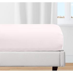 image100 Organic Cotton Crib Sheets for Boys or Girls Set of 2 Fitted Sheets Cooling ampamp Softest Baby Crib Sheets for Girl Crib Mattress Sheet or Toddler Bed Sheets Percale Weave WhiteBlush Pink