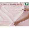 image100 Pure Cotton Flat Sheet  600 Thread Count Soft and Crisp Breathable Hotel Luxury Top Sheet Only Ultra Premium Sateen Weave  Blush Pink California King SizeBlush Pink