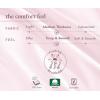 image100 Pure Cotton Flat Sheet  600 Thread Count Soft and Crisp Breathable Hotel Luxury Top Sheet Only Ultra Premium Sateen Weave  Blush Pink California King SizeBlush Pink