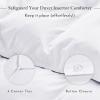 imageCalifornia Design Den Bulk Pack of 6 Oversized King Duvet Cover Sets  400 Thread Count 100 Cotton Sateen Case Includes 6 Duvet Covers and 12 Pillow Shams White01  White