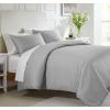 imageCalifornia Design Den Bulk Pack of 6 Oversized King Duvet Cover Sets  400 Thread Count 100 Cotton Sateen Case Includes 6 Duvet Covers and 12 Pillow Shams White08  Grey Light