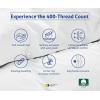 imageCalifornia Design Den Bulk Pack of 6 Oversized King Duvet Cover Sets  400 Thread Count 100 Cotton Sateen Case Includes 6 Duvet Covers and 12 Pillow Shams White26  Pinstripe Print