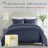 imageCalifornia Design Den Bulk Pack of 6 Oversized King Duvet Cover Sets  400 Thread Count 100 Cotton Sateen Case Includes 6 Duvet Covers and 12 Pillow Shams White12  Indigo Dusty Blue