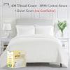 imageCalifornia Design Den Bulk Pack of 6 Oversized King Duvet Covers Only  400 Thread Count 100 Cotton Sateen Case Includes 6 Duvet Covers White04  Ivory