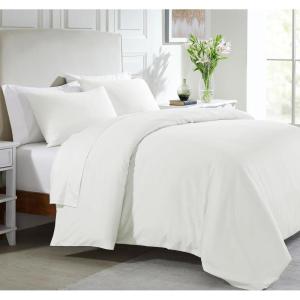 imageCalifornia Design Den Bulk Pack of 6 Oversized King Duvet Cover Sets  400 Thread Count 100 Cotton Sateen Case Includes 6 Duvet Covers and 12 Pillow Shams White04  Ivory