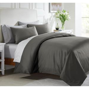 imageCalifornia Design Den Bulk Pack of 6 Oversized King Duvet Cover Sets  400 Thread Count 100 Cotton Sateen Case Includes 6 Duvet Covers and 12 Pillow Shams White07  Grey