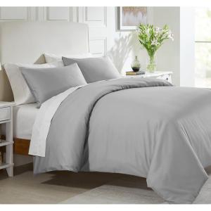 imageCalifornia Design Den Bulk Pack of 6 Oversized King Duvet Cover Sets  400 Thread Count 100 Cotton Sateen Case Includes 6 Duvet Covers and 12 Pillow Shams White08  Grey Light