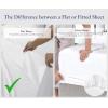 imageCalifornia Design Den Bulk Pack of 8 Full Size Flat Sheets Only  400 Thread Count 100 Cotton Sateen White01  White