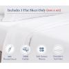 imageCalifornia Design Den Bulk Pack of 8 Full Size Flat Sheets Only  400 Thread Count 100 Cotton Sateen White01  White