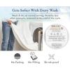 imageCalifornia Design Den Bulk Pack of 8 Full Size Flat Sheets Only  400 Thread Count 100 Cotton Sateen White38  Gray Slate