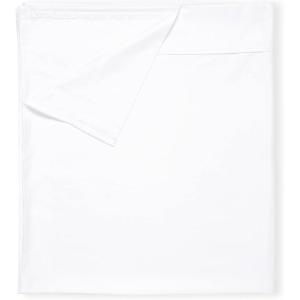 imageCalifornia Design Den Bulk Pack of 8 Full Size Flat Sheets Only  400 Thread Count 100 Cotton Sateen White01  White