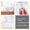 imageCalifornia Design Den Bulk 6Pack California King Sheet Sets  400 Thread Count 100 Cotton Sateen Deep Pocket Cal King Sheets Cooling Sheets Soft California King Sheets White Sheets01  White