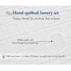 imageCalifornia Design Den HandQuilted Queen Quilt Set 100 Cotton Fabric 3 Piece White Quilt Queen Size Cotton Set Includes 2 Shams All Season Lightweight PreSoftened Diamond Pattern White