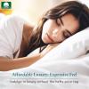 image4 Piece Twin XL Size Stripped Sheet Set Lavendar and Waterproof Mattress Protector White Bundle  500 Thread Count 100 Cotton Sateen 3 Piece Sheet Set with 1 Mattress Protector