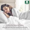 imageCalifornia Design Den 3Piece Bundle  Fitted Sheet with 2 Pillowcases Soft 100 Cotton Sateen Deep Pockets Twin XL Size Seafoam