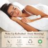 imageCalifornia Design Den Bedding Bundle  Cal King Fitted Sheet with 2 Pillowcases 100 Organic Cotton Percale Natural Ivory