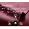 imageCalifornia Design Den Queen Size Bed Set 400 Thread Count 100 Cotton Sateen Sheets Deep Pocket Cooling PlaidBurgundy Red