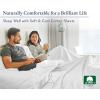 imageCalifornia Design Den Queen Size Bed Set 400 Thread Count 100 Cotton Sateen Sheets Deep Pocket Cooling PlaidSilver Sage