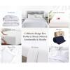 imageCalifornia Design Den Queen Size Bed Set 400 Thread Count 100 Cotton Sateen Sheets Deep Pocket Cooling PlaidSilver Sage