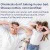 imageCalifornia Design Den Queen Size Bed Set 400 Thread Count 100 Cotton Sateen Sheets Deep Pocket Cooling PlaidSlate Gray