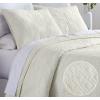 imageCalifornia Design Den HandQuilted King Size Quilt Set 100 Cotton Fabric 3 Piece Ivory King Size Quilt Set Includes 2 Shams All Season Lightweight PreSoftened Diamond Pattern Creamy IvoryIvory