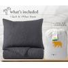 imageCalifornia Design Den HandQuilted King Size Quilt Set 100 Cotton Fabric 3 Piece Ivory King Size Quilt Set Includes 2 Shams All Season Lightweight PreSoftened Diamond Pattern Creamy IvoryCharcoal