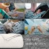imageCalifornia Design Den HandQuilted King Size Quilt Set 100 Cotton Fabric 3 Piece Ivory King Size Quilt Set Includes 2 Shams All Season Lightweight PreSoftened Diamond Pattern Creamy IvoryIvory