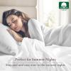 imageCalifornia Design Den 5 Piece Twin Size Sheet Set with 3 Pillowcases  Soft 100 Cotton Sateen Light Grey