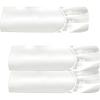imageCalifornia Design Den 3Pack Fitted Sheets 400 Thread Count 100 Cotton Sateen Deep Pocket Includes 3 Fitted Sheets Only Twin Ivory