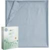 imageBlue Flat Sheet California King  600 Thread Count 100 Real Cotton Hotel Quality 1 Piece Top Sheet Luxe Sateen Weave BedsheetBlue