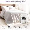 imageCalifornia Design Den 7 Piece Split King Size Sheet Set with 4 Pillowcases  1000 Thread Count 100 Cotton Sateen White